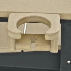 Syemin Patio Accent Chairs, Outdoor Tall Adirondack Chair With High Back, Widened Arms For Backyard, Garden, Yard, Brown, 27.95"*27.09"*45.83" -Furniture GUEST 6999e9c4 4b4a 403e aeb9 7c9496ecfa9e