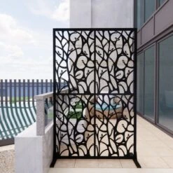 Syemin Patio Decorative Screens, Iron Arch Decoration Garden Trellis, For Outdoor For Climbing Plants Support, Flowerbed, Black, 45.3"*15.8"*72" -Furniture GUEST 6ae3bcd3 deb5 4823 865a 983c9037353a