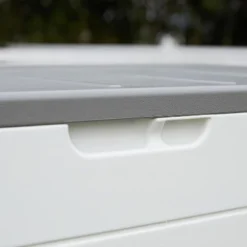 Syemin Storage Shed, Waterproof Storage Shed For Cleaning Tools And Garden Accessories, White, 45.7"*23.6"*23.6" -Furniture GUEST 709a2045 9aac 430f a637 65d954bda751