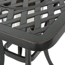 Syemin Patio End Tables, Stylish End Tables For Indoor And Outdoor Use, Ideal For Gardens, Backyard, Special Design, Black, 21"*21"*25" 7 Syemin Patio End Tables, Stylish End Tables For Indoor And Outdoor Use, Ideal For Gardens, Backyard, Special Design, Black, 21"*21"*25" -Furniture GUEST 79a88da8 283e 46ad 9d6d 9cfa81e19958