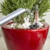 Syemin Planters Smart Self-watering Planter Pot For Indoor And Outdoor Round Cone, Garden Decor, Decorative Plant Pots, Balcony, Red 3"*11"*11"