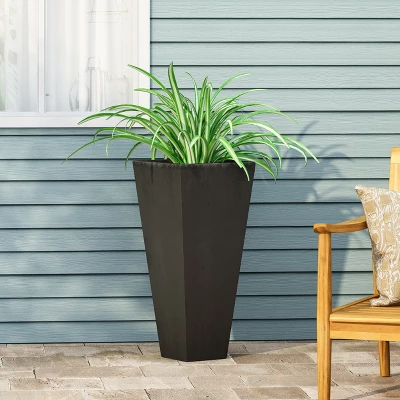 Syemin Planters Three-Dimensional Diamond Flower Pot With Outdoor And Indoor, Garden Decor, Decorative Plant Pots, Balcony, Black 31.5"*16.75"*16.25" 5 Syemin Planters Three-Dimensional Diamond Flower Pot With Outdoor And Indoor, Garden Decor, Decorative Plant Pots, Balcony, Black 31.5"*16.75"*16.25" - Image 5
