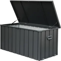 Syemin Deck Boxes Garden Large Patio Storage, For Furniture, Outside Cushions And Garden Tools, Bench, Easy To Assemble，Black, 49.41"*29.57"*29.72" -Furniture GUEST 7d8b60ff d92a 4d0f b4b0 d4fc8317b9d1 1