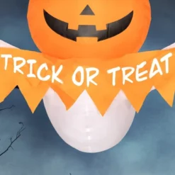 Syemin Decorative Holiday Scene Props Halloween Inflatables Ghost Blow Up Halloween Decor Outdoor Yard Display, Waterproof, Orange, 27.6"*23.6"*41.3" -Furniture GUEST 7df236a5 e0d7 427c ac0b 19b3a5a3e636