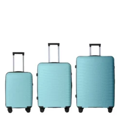 Syemin Luggage Sets ABS Hardshell 3pcs Luggage, Lightweight Durable Suitcase Sets Spinner Wheels Suitcase 20"24"28", Blue, 21.46"*12.01"*30.51" -Furniture GUEST 8303fc5b 4cd3 47e3 8dc7 a48116fcee4e