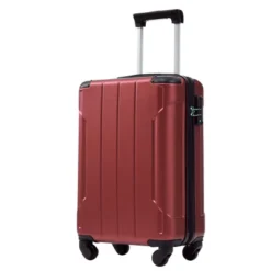 Syemin Luggage 20" Luggage, Hardshell ABS Suitcase With Spinner Wheels Lightweight Durable Large Capacity Travel Luggage, Red, 13.6"*8.3"*21.5" -Furniture GUEST 83868d20 2fa9 4180 b387 9b54228808d7