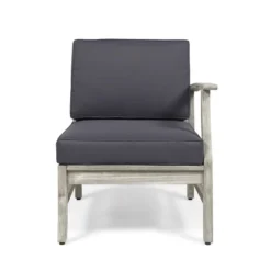 Syemin Patio Modern Accent Chairs, Outdoor Conversation Chairs, With Leisure Used, For Backyard, Garden, Gray, 26"*28"*32.75" -Furniture GUEST 87c6bcda 5152 4246 b90a 1bf3fffa2e87