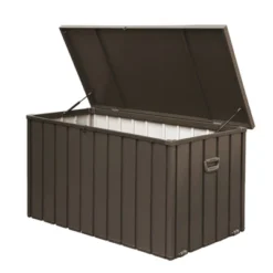 Syemin Deck Boxes Garden Large Patio Storage, For Furniture, Outside Cushions And Garden Tools, Bench, Easy To Assemble，Brown, 54.3"*29.2"*33.1" -Furniture GUEST 8d7aedf2 409d 4248 97a0 5e101c75022f