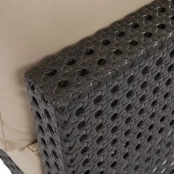 Syemin Patio Seating Sets, Comfort Poolside Seating Set With Cushion And Durable Frame, For Lawn Backyard, Brown,136.21"*70.27"*46.98" -Furniture GUEST 910545a4 01bf 45de 8dcf b395d1fae03d