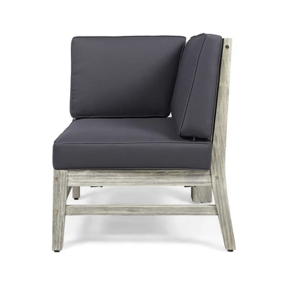 Syemin Patio Modern Accent Chairs, Outdoor Conversation Chairs, With Leisure Used, For Backyard, Garden, Gray, 28"*28"*32.75" 5 Syemin Patio Modern Accent Chairs, Outdoor Conversation Chairs, With Leisure Used, For Backyard, Garden, Gray, 28"*28"*32.75" - Image 5