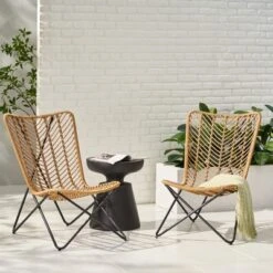 Syemin Patio Modern Accent Chairs, Outdoor Conversation Chairs, With Leisure Used, For Backyard, Garden, Beige, 24.5"*33.5"*35.5" 9 Syemin Patio Modern Accent Chairs, Outdoor Conversation Chairs, With Leisure Used, For Backyard, Garden, Beige, 24.5"*33.5"*35.5" -Furniture GUEST 9911d539 5735 4848 8b1b 4d27f56a6ee5