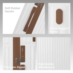 Syemin Luggage Lightweight 3 PCS Premium Abs Luggage Set Suitcase Set With Silent Spinner Wheels Carry On Luggage, Brown, 20.87"*11.81"*30.31" 8 Syemin Luggage Lightweight 3 PCS Premium Abs Luggage Set Suitcase Set With Silent Spinner Wheels Carry On Luggage, Brown, 20.87"*11.81"*30.31" -Furniture GUEST 9f0fe8d4 03d4 4753 a8ea 3cba38f1ed4c