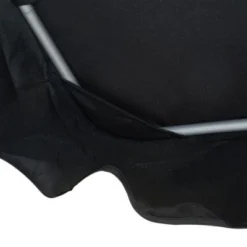 Syemin Patio Swings Outsunny 3-Seat Patio Swing Chair, Outdoor Canopy Swing With Stand, Adjustable Shade, Garden, Black, 77.25"*45.75"*67.75" -Furniture GUEST 9fdee21d cef4 4230 8fff 7f97340798cf