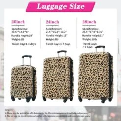 Syemin 3 PCS Bag And Luggage Sets, With 4 Spinner Wheels Lightweight Suitcase, Suitable For Business Trips And Travel, Brown, 28.5"*17.9"*11.6" -Furniture GUEST a463706e e1f8 4b38 84c9 8136d56d5519