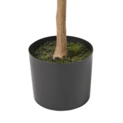 Syemin Artificial Plant Artificial Lemon Tree Indoor Faux Fake Table Greenery Potted Real Touch Decorative Green Leaves Black Pot, Green, 27"*27"*59" -Furniture GUEST a570ee8e b2c9 4a77 947d ac17e9c68c38