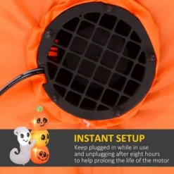 Syemin Decorative Holiday Scene Props Inflatable Halloween Decoration Ghost And Pumpkin Blow Up Outdoor Yard Display, Orange, 45.3"*23.6"*59.1" -Furniture GUEST a7068461 b9c5 4a99 a249 44ece6b73667