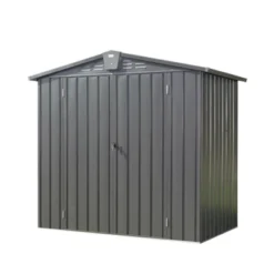 Syemin Deck Boxes Durable, Horizontal Compact Storage Shed For Garden, Backyard, Patio, Closet Deck Box, Gray, 79.06"*50.83"*72.4" -Furniture GUEST a8bce5b4 de55 4c62 b7b8 49f8a6d99857