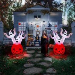 Syemin Decorative Holiday Scene Props 5.9 FT Halloween Inflatable Pumpkin Ghost Outdoor Decor, Blow Up Yard Decor, Multicolored, 31.5"*31.5"*70.9" 7 Syemin Decorative Holiday Scene Props 5.9 FT Halloween Inflatable Pumpkin Ghost Outdoor Decor, Blow Up Yard Decor, Multicolored, 31.5"*31.5"*70.9" -Furniture GUEST ac21d926 6cf1 4965 aa8b b0ab4fc22410