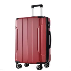 Syemin Luggage Hardshell Luggage, Lightweight Durable ABS Suitcases With Double Wheels, Expandable 28-inch Checked Luggage, Red, 29.5"*18.5"*11.6" -Furniture GUEST ade2b9ef 5b18 42a0 8887 499a4ac30e87