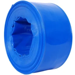 Syemin Drip Irrigation 50Ft Pool Backwash Hose, Heavy Duty Reinforced PVC Lay Flat Water Discharge Hose For Swimming Pool Filter Pump, Blue, 3"*3"*3" -Furniture GUEST ae9308d4 9230 49b6 9dcf 3454994acd53