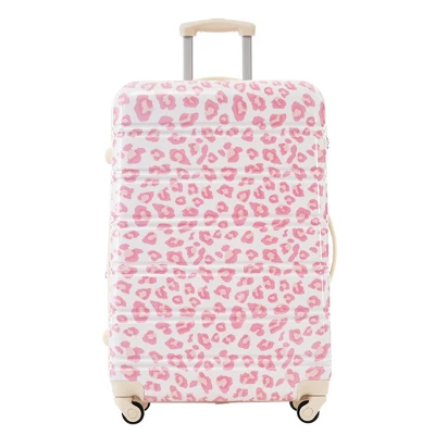 Syemin 3 PCS Bag And Luggage Sets, With 4 Spinner Wheels Lightweight Suitcase, Suitable For Business Trips And Travel, Pink, 28.5"*17.9"*11.6" 1 Syemin 3 PCS Bag And Luggage Sets, With 4 Spinner Wheels Lightweight Suitcase, Suitable For Business Trips And Travel, Pink, 28.5"*17.9"*11.6"