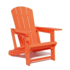 Syemin Patio Accent Chairs Folding Adirondack Chair Patio Comfortable Set For Patio Garden -Furniture GUEST b12368ba 6ae9 4fde 83fe 2256599601ca