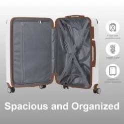 Syemin Luggage Lightweight 3 PCS Premium Abs Luggage Set Suitcase Set With Silent Spinner Wheels Carry On Luggage, Brown, 20.87"*11.81"*30.31" 7 Syemin Luggage Lightweight 3 PCS Premium Abs Luggage Set Suitcase Set With Silent Spinner Wheels Carry On Luggage, Brown, 20.87"*11.81"*30.31" -Furniture GUEST b3d591f2 64e6 45cd bd95 0fcc11946a9c