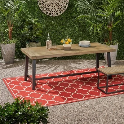 Syemin Patio End Tables Accent Side End Table For Outdoor And Indoor, Garden, Backyard Use, Special Design, Beige, 79"*36"*30" 2 Syemin Patio End Tables Accent Side End Table For Outdoor And Indoor, Garden, Backyard Use, Special Design, Beige, 79"*36"*30" - Image 2
