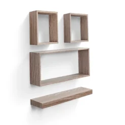 Syemin Decorative Wall Shelf Floating Shelves Wall Mounted Wood Shelf Hanging Bathroom Shelf Home Wall Decor Corner Shelf, Beige, 17.71"*3.93"*1.97" 7 Syemin Decorative Wall Shelf Floating Shelves Wall Mounted Wood Shelf Hanging Bathroom Shelf Home Wall Decor Corner Shelf, Beige, 17.71"*3.93"*1.97" -Furniture GUEST c05b8418 9e75 4663 966e 1c8dcd394363