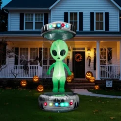 Syemin Inflatable Holiday Decorations 8.2FT Halloween Inflatable Outdoor Decoration Blow Up Halloween Decor Blow Up Yard Decor, Green, 30"*30"*100" -Furniture GUEST c3ad5f14 53e2 4818 bbdf ec4c7bfc3809