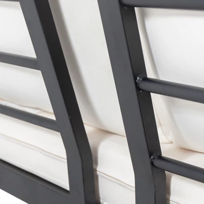 Syemin Patio Seating Sets Outdoor, Featuring Unique Design, Ideal For Chats, Perfect For Gardens, Living Spaces, Beige, 69.25"*32.5"*29.5" 4 Syemin Patio Seating Sets Outdoor, Featuring Unique Design, Ideal For Chats, Perfect For Gardens, Living Spaces, Beige, 69.25"*32.5"*29.5" - Image 4