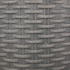 Syemin Patio End Tables, Stylish End Tables For Indoor And Outdoor Use, Ideal For Gardens, Backyard, Special Design, Gray, 15.75"*15.75"*18.5"