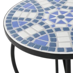 Syemin Patio End Tables Accent Side End Table For Outdoor And Indoor, Garden, Backyard Use, Special Design, Multicolored, 13.75"*13.75"*21.4" 7 Syemin Patio End Tables Accent Side End Table For Outdoor And Indoor, Garden, Backyard Use, Special Design, Multicolored, 13.75"*13.75"*21.4" -Furniture GUEST cfc63212 1654 4499 9092 4cf081211536