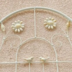 Syemin Patio Decorative Screens, Iron Arch Decoration Garden Trellis, For Outdoor For Climbing Plants Support, Flowerbed, Yellow, 40"*19.7"*71" -Furniture GUEST d141b632 c407 480b 82cb db7ca9769fd7 1