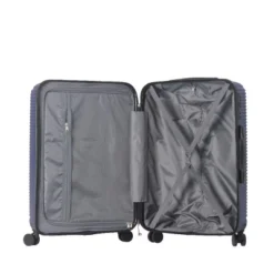 Syemin Luggage Sets Abs Hardshell 3PCS Luggage, Lightweight Durable Suitcase Sets Spinner Wheels Suitcase With Tsa Lock, Blue, 20.67"*11.61"*29.92"