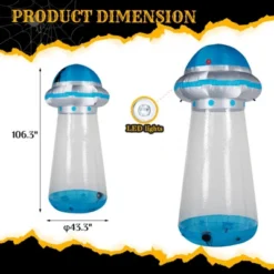 Syemin Decorative Holiday Scene Props Halloween Inflatable UFO Yard Decoration, Fun Tall Blow Up Yard Decor Outdoor, Multicolored, 43.3"*43.3"*106.3" 6 Syemin Decorative Holiday Scene Props Halloween Inflatable UFO Yard Decoration, Fun Tall Blow Up Yard Decor Outdoor, Multicolored, 43.3"*43.3"*106.3" -Furniture GUEST db352519 0100 462e a2e6 c36b17d7c220