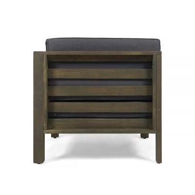 Syemin Patio Seating Sets Outdoor, Featuring Unique Design, Ideal For Chats, Perfect For Gardens, Living Spaces, Gray, 90.75"*30.25"*26.5" 4 Syemin Patio Seating Sets Outdoor, Featuring Unique Design, Ideal For Chats, Perfect For Gardens, Living Spaces, Gray, 90.75"*30.25"*26.5" - Image 4