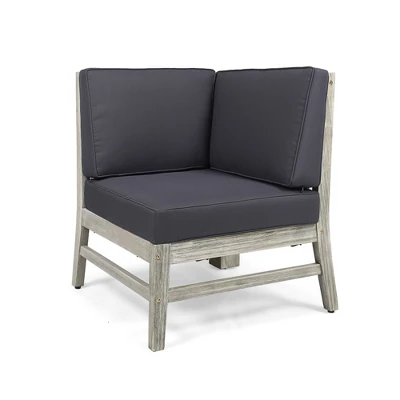 Syemin Patio Modern Accent Chairs, Outdoor Conversation Chairs, With Leisure Used, For Backyard, Garden, Gray, 28"*28"*32.75" 4 Syemin Patio Modern Accent Chairs, Outdoor Conversation Chairs, With Leisure Used, For Backyard, Garden, Gray, 28"*28"*32.75" - Image 4