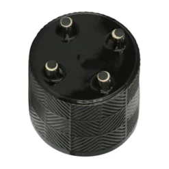 Syemin Planters Textured Planters With Outdoor And Indoor, Decorative Plant Pots For Living Room, Garden, Balcony, Home Decor, Black 8"*8"*8" -Furniture GUEST e41417ac 762b 4aad 90b0 d6f2b4d5a012