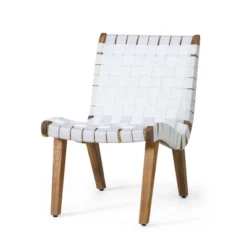 Syemin Patio Modern Accent Chairs, Outdoor Conversation Chairs, With Leisure Used, For Backyard, Garden, White, 20.25"*28"*29.75" -Furniture GUEST f2cf3f29 2d57 4ecd a661 46f575899af0