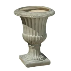 Syemin Outdoor Planters With Special Design, Novely Flower Planter Pot For Garden, Courtyard, Patio, Beige，19"*19"*26.5" -Furniture GUEST f4c2caaa 6c3a 408d 84da 6e6329bdcae4