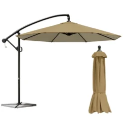 Syemin 9.5' Patio Umbrella With Base Included -Furniture GUEST fa89b75b f446 4efb 8d09 59ef63c4f54e
