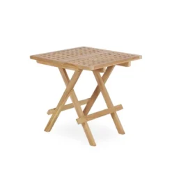 Syemin Patio Side Table, Small Folding Patio Side Table For Garden, Patio Porch, Living Room, Space Pool, Brown, 19.68"*19.68"*19.70 9 Syemin Patio Side Table, Small Folding Patio Side Table For Garden, Patio Porch, Living Room, Space Pool, Brown, 19.68"*19.68"*19.70 -Furniture GUEST fc35c382 a781 4a7d af98 b7258b10b29f